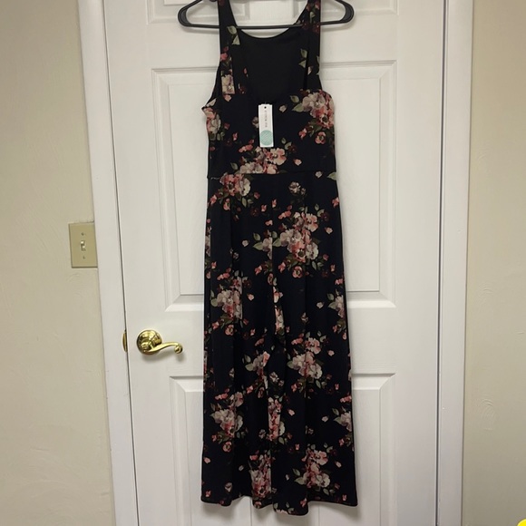 Stitch fix NWT tank black floral jumpsuit in small - Picture 3 of 13